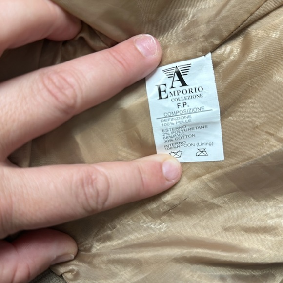 Medium khaki color men’s jacket Emporio #B29 like a carthart jacket - Picture 3 of 5